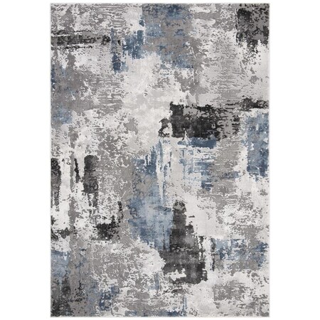 Safavieh 2 ft. 3 in. x 4 ft. Craft Power Loomed Accent Area Rug Grey & Blue CFT820F-24